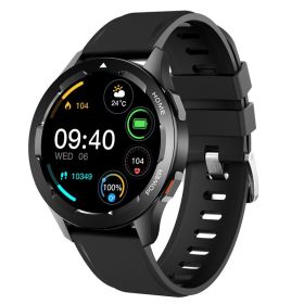 Smart Watch Bluetooth Call Full Circle Touch Heart Rate - Black