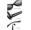 Sunglasses Retro Oval Goggle,vintage Clout Sunglasses Unisex Retro Oval Clout Goggles Sunglasses - BLACK