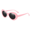 Sunglasses Retro Oval Goggle,vintage Clout Sunglasses Unisex Retro Oval Clout Goggles Sunglasses - PINK