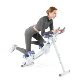 Exercise Equipment Foldable Core Abdominal Trainer - Purple & White - Exercise Machines