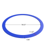 Trampoline Replacement Pad, 16FT Trampoline Spring Cover, No Holes for Poles, Water-Resistant Universal Round Trampoline Accessories Safety Pad - as P