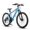 A26299 Rycheer 26 inch Mountain Bike Bicycle for Adults Aluminium Frame Bike Shimano 21-Speed with Disc Brake - as Pic