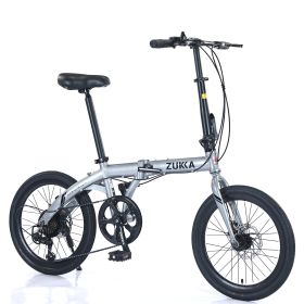 20" Folding City Bike Aluminum Frame 8 Speed Folding Bike - as Pic