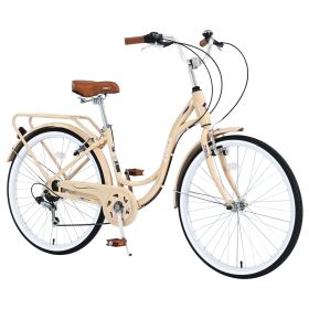 Ladys Bike, 7 Speed, Steel Frame, Multiple Colors - as Pic