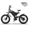 AOSTIRMOTOR Electric Bicycle 500W Motor 20" Fat Tire With 48V/15Ah Li-Battery S18-MINI New style - as Pic