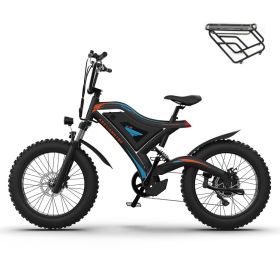 AOSTIRMOTOR Electric Bicycle 500W Motor 20" Fat Tire With 48V/15Ah Li-Battery S18-MINI New style - as Pic