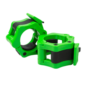 IFAST OLYMPIC BARBELL CLAMP PAIR - Green
