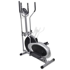 Orbitrac Elliptical Trainer Exercise Bike 4 Pole Pulse - Black