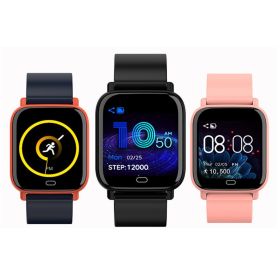 Smart Fit Multi Function Smart Watch Tracker and Monitor - BLACK