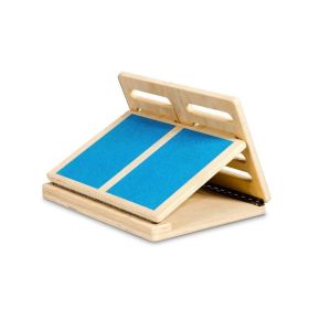Household Fitness 4-Level Adjustable Incline Stretch Board with Anti-Skid Surface - As pic show - Yoga Supplies