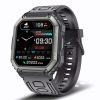 SENBONO C20S New Smart Watch Men Big Battery Music Play Fitness Tracker Bluetooth Dial Call Sport Smartwatch Men for IOS Android - BLACK