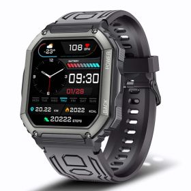 SENBONO C20S New Smart Watch Men Big Battery Music Play Fitness Tracker Bluetooth Dial Call Sport Smartwatch Men for IOS Android - BLACK