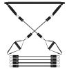 Pilates Bar Kit with 180LBS Resistance Bands Multifunctional Pilates Yoga Toning Bar Full Body Exercise  - 180lbs