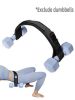 Ultimate Butt Builder Hip Thrust Belt with DumbbellKettlebell - item