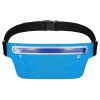 Unisex Sport Waist Pack Running Belt Bag Pouch Adjustable Bounce Free Sweat-Proof Lightweight Slim - Blue