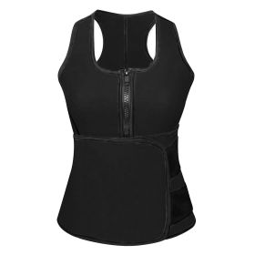 Waist Trainer for Women Men Unisex Running Walking Yoga - Black - M