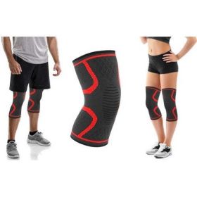 2-Pack Knee Compression Sleeve Support - S - Red