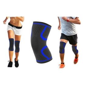 2-Pack Knee Compression Sleeve Support - M - Blue