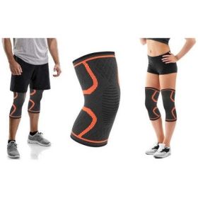 2-Pack Knee Compression Sleeve Support - S - Orange