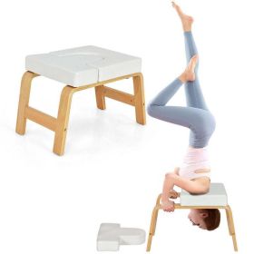 Sports Recreation Balance Training Yoga Inversion Headstand Bench - White B - Yoga Headstand Bench