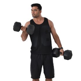 (Total 44lbs, 22lbs each) Weights dumbbells set, Dumbbells for for Men, Women - Vinyl Dumbbell Set for Gym, Home Workout. Pair, black - as pic