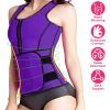 Waist Trainer for Women Men Unisex Running Walking Yoga - Purple - XL
