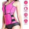 Waist Trainer for Women Men Unisex Running Walking Yoga - Pink - XL