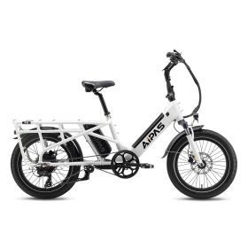 A6 Cargo Ebike, Step Through Electric Bike for Carrying Passenger or Kids - as Pic