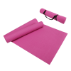 Yoga Mat with Carrying Strap for Yoga, Pilates, and Floor Exercises - Pink