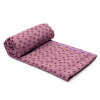 The Anti-Skid Hot Yoga Towel - Sweat Absorbent, Non-Slip Bikram, Kundalini, Hot Yoga Mat Size Towel with Grip Dots - Light Purple