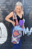 Yoga Mat Carrying Tote Bag with Large Pockets - Exotic Saffron