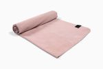 Yoga Mat Towel with Micro-Fiber Slip-Resistant Fabric - Salmon Pink