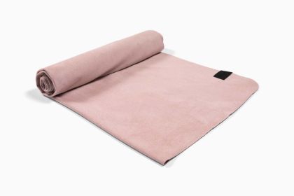 Yoga Mat Towel with Micro-Fiber Slip-Resistant Fabric - Salmon Pink