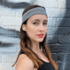 Cardio Sport and Fitness Sweat-Wicking Headband - Grey