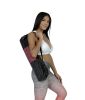 Breathable and Portable Yoga Mat Bag with Adjustable Shoulder Straps - Black