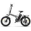AOSTIRMOTOR Folding Electric Bike Ebike Bicycle 750W Motor 20" Fat Tire With 48V/12.5Ah Li-Battery Beach Snow Bicycle A30 - as Pic