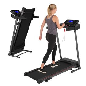 Home Use Max 2.5HP 250 LBS Capacity Incline Multi-function Foldable Electric Treadmill - as Pic