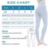Women's High Waist Leggings Yoga Sport Pants - Light Blue - L