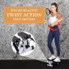 Indoor Under Desk Arms Legs Folding Pedal Exercise Bike With Electronic Display - Black A - Exercise & Fitness