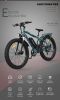 AOSTIRMOTOR S07-F 26" 750W Electric Bike Fat Tire P7 48V 13AH Removable Lithium Battery for Adults with Detachable Rear Rack Fender New Model - as Pic