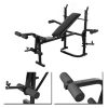 Folding Weight Bench Dumbbell Barbell Set Home Gym - 270166