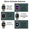 SENBONO C20S New Smart Watch Men Big Battery Music Play Fitness Tracker Bluetooth Dial Call Sport Smartwatch Men for IOS Android - BLACK