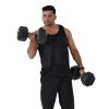 (Total 44lbs, 22lbs each) Weights dumbbells set, Dumbbells for for Men, Women - Vinyl Dumbbell Set for Gym, Home Workout. Pair, black - as pic