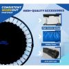 40"/48" Mini Trampoline with Adjustable Handbar ‚Äì Round Foldable Rebounder Fitness Trampoline for Kids & Adults - 48-inch