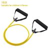 1pc 5 Levels Resistance Bands (suitable Beginner) With Handles Yoga Pull Rope Elastic Fitness Exercise Tube Band For Home Workouts Strength Training -