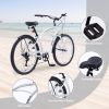 Men's Beach Cruiser Bike, 7 Speed Bicycles, 26"Inch Multiple Colors - as Pic