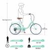 7 Speed, Steel Frame,Multiple Colors 22 Inch Girls Bicycle - as Pic