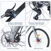 7 Speed Hybrid bike Disc Brake 700C Road Bike For men women's City Bicycle - as Pic