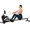 Magnetic Rowing Machine Folding Rower with 14 Level Resistance Adjustable; LCD Monitor and Tablet Holder for Foldable Rower Home Gym Cardio Workout -