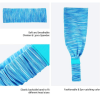 Extra-Wide Sport and Fitness Sweat-Wicking Headband - Blue